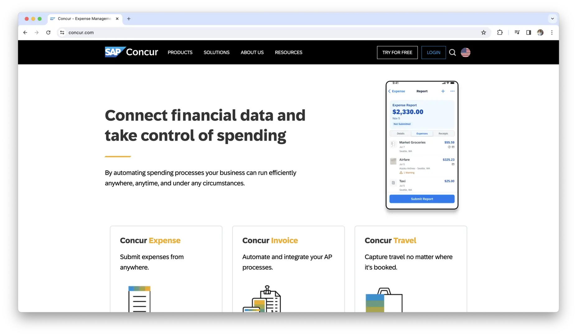 Concur logo