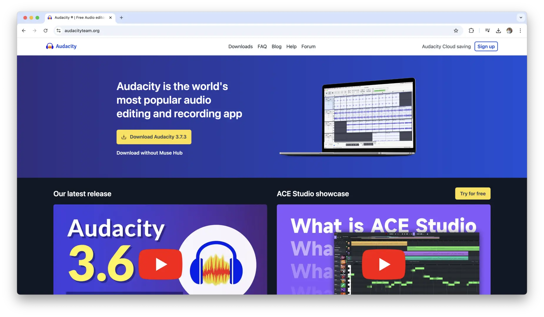 Audacity logo