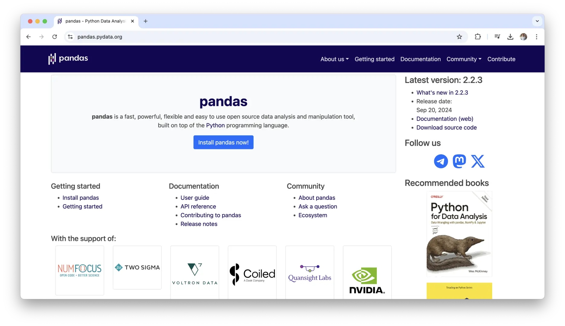 Pandas logo