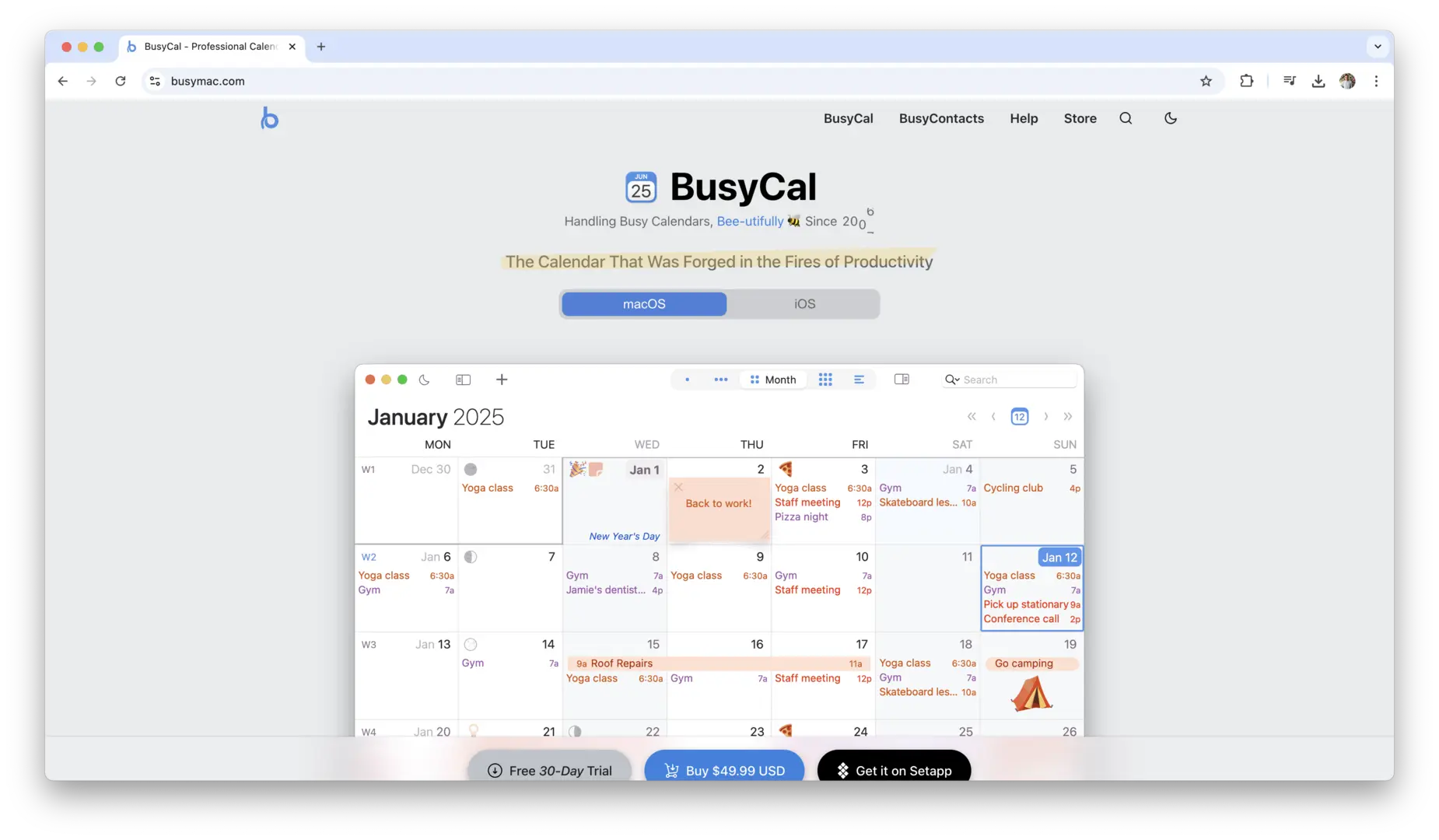 BusyCal logo
