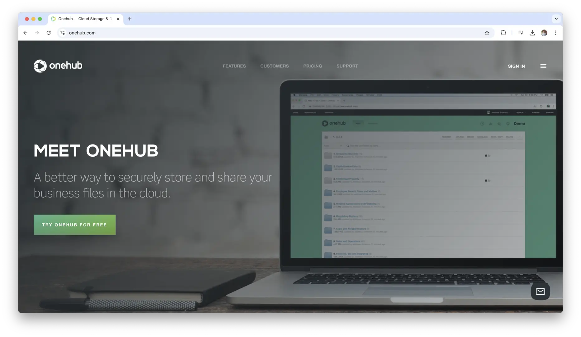 Onehub logo