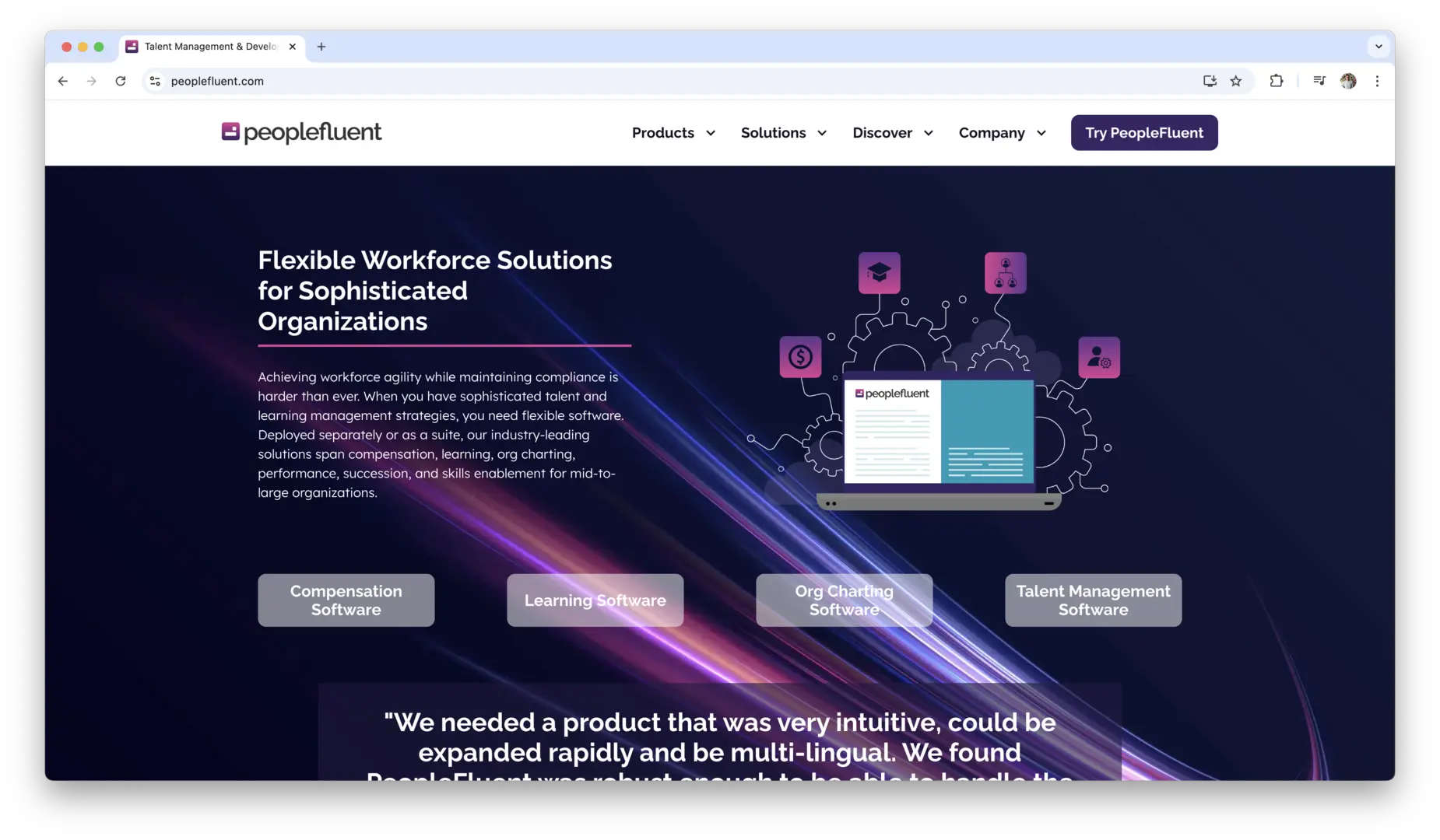 PeopleFluent logo