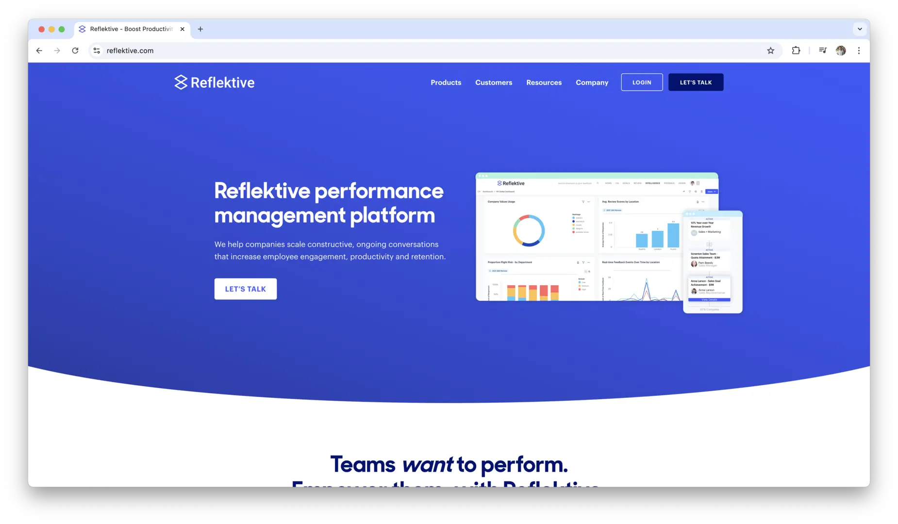 Reflektive logo