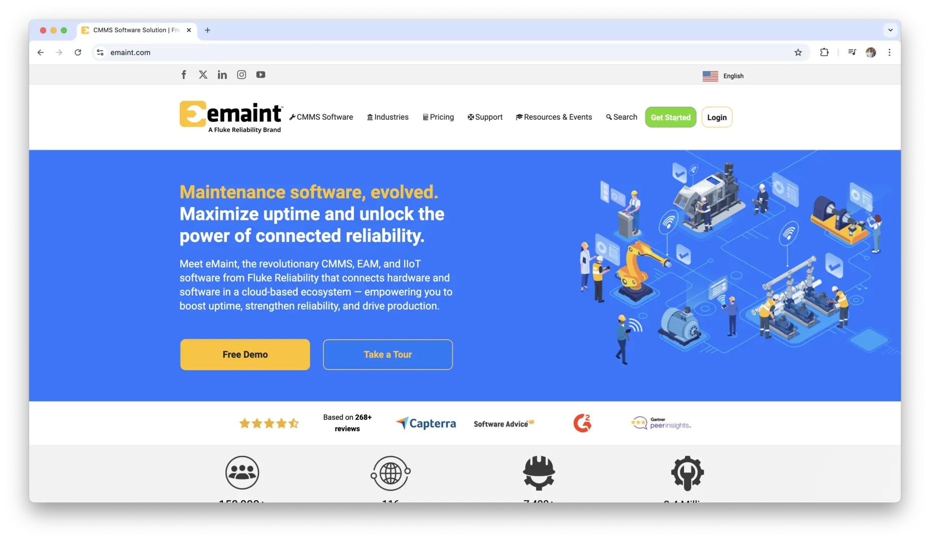 eMaint logo