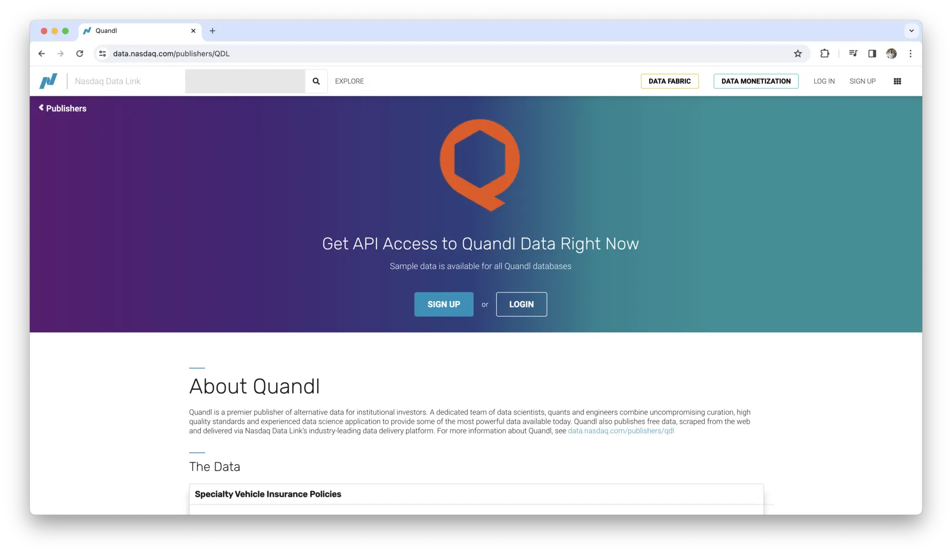 Quandl logo