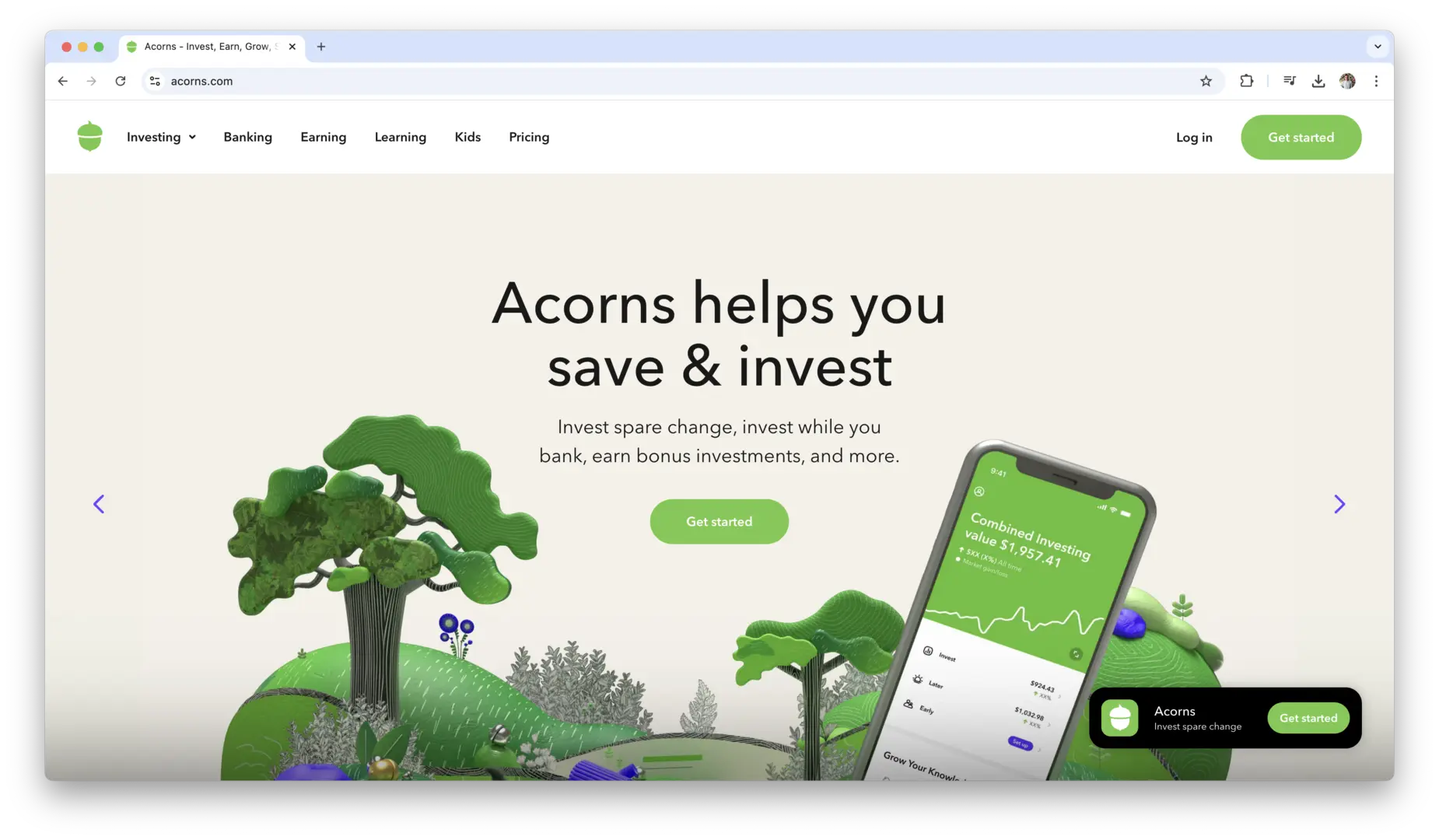 Acorns logo