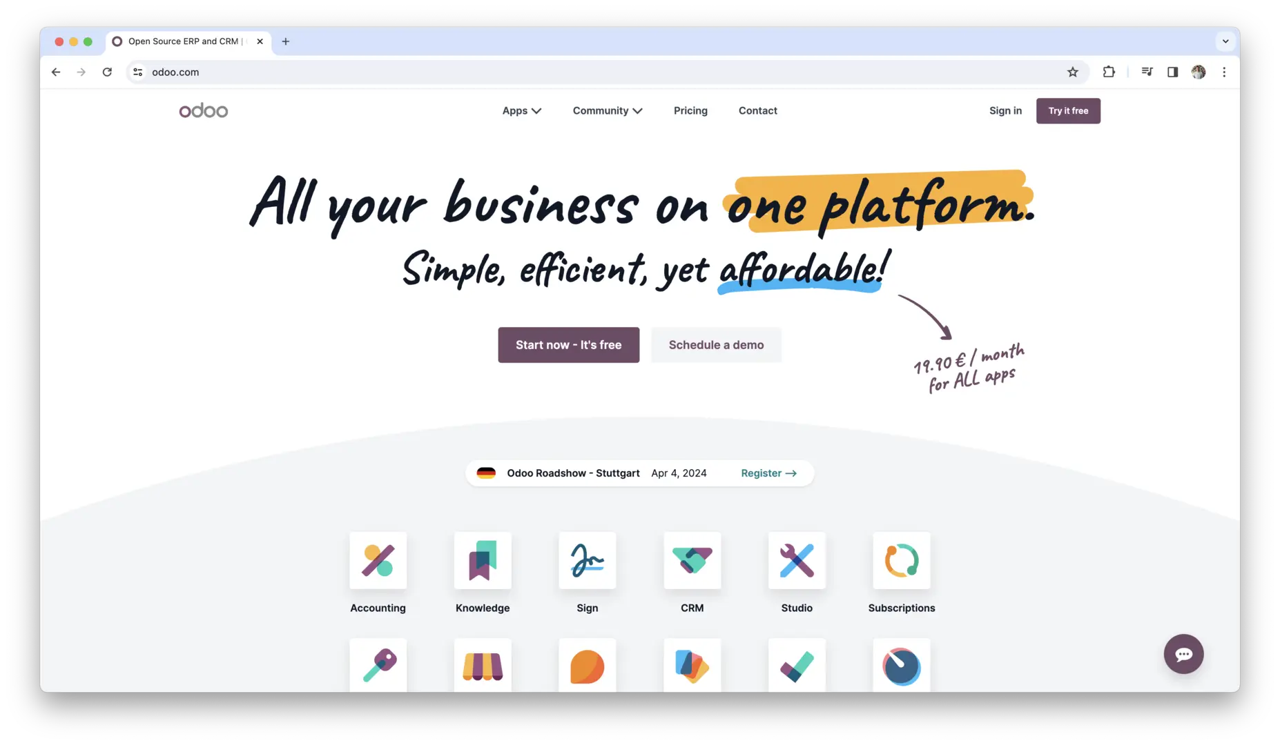 Odoo logo