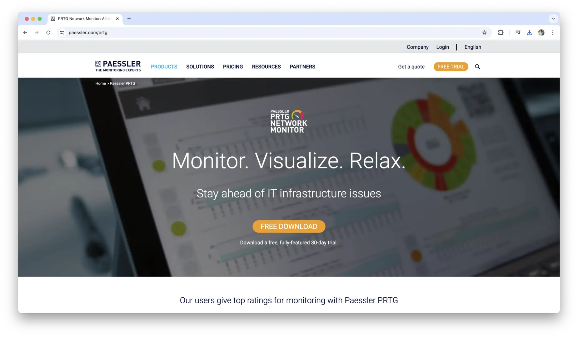 Monitor logo