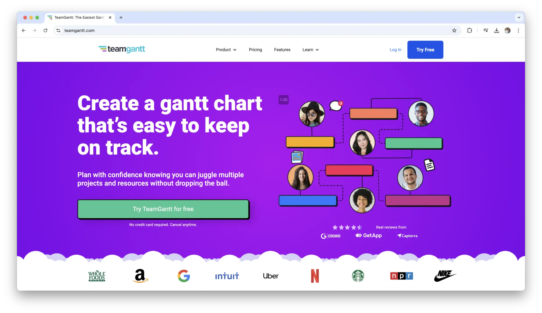 TeamGantt logo