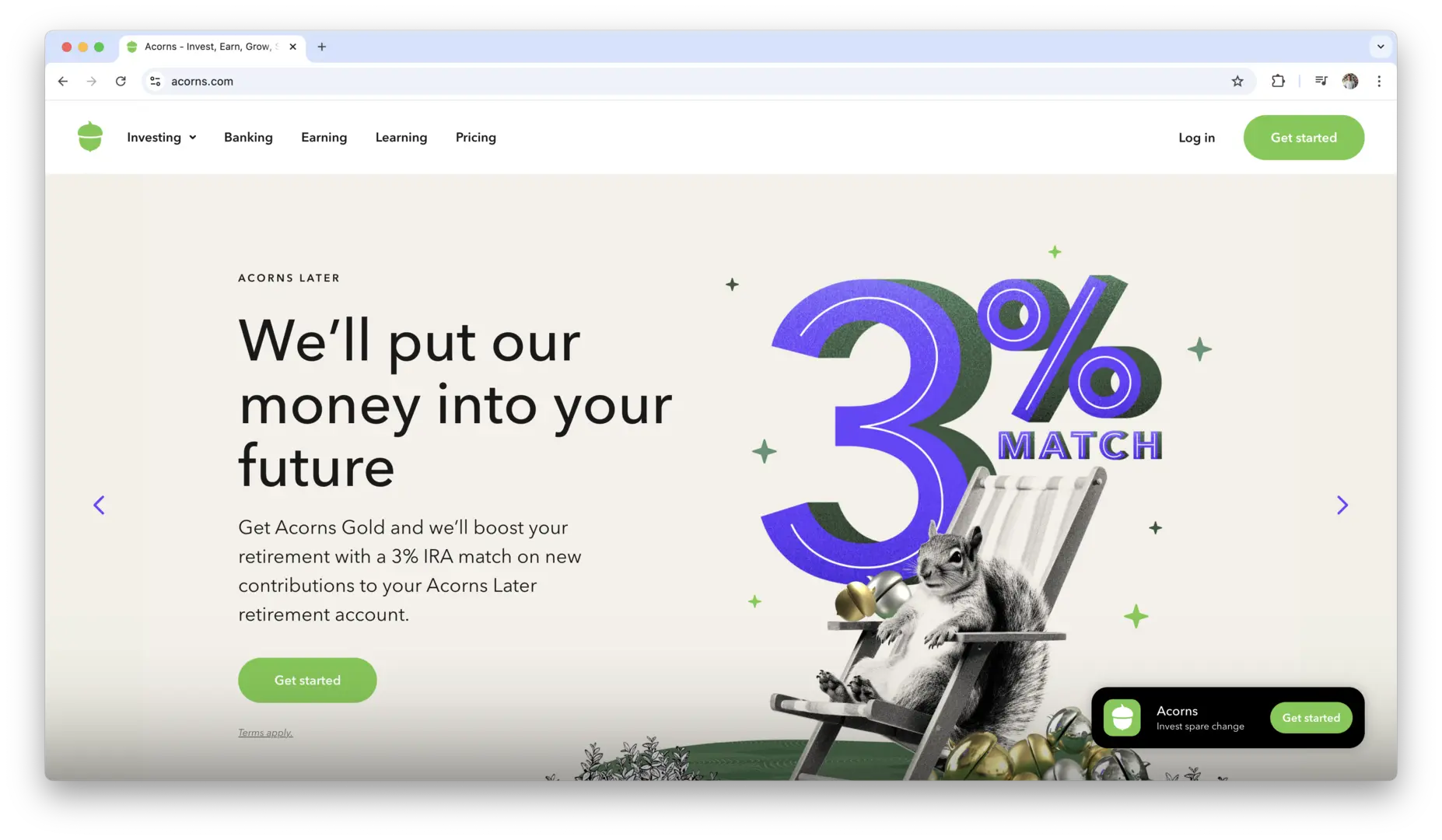 Acorns logo
