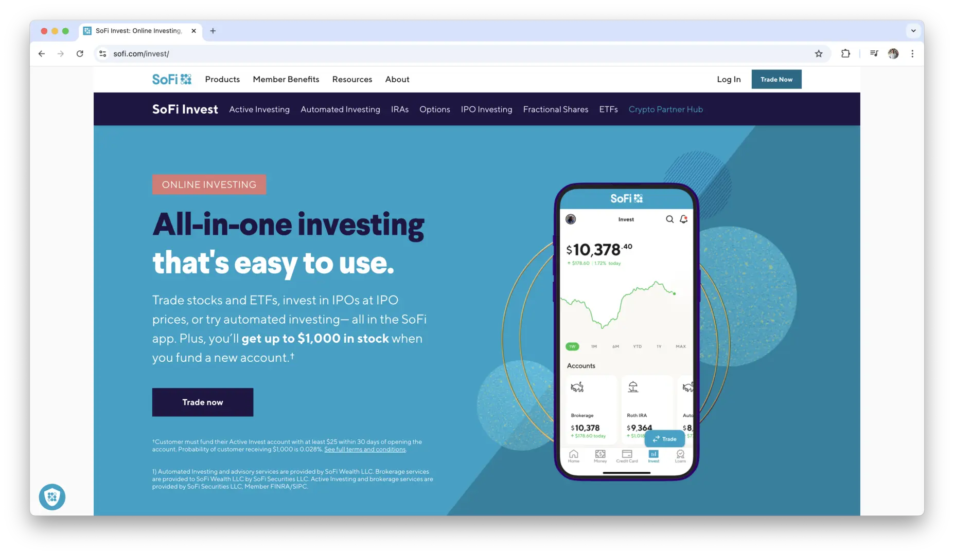 Invest logo