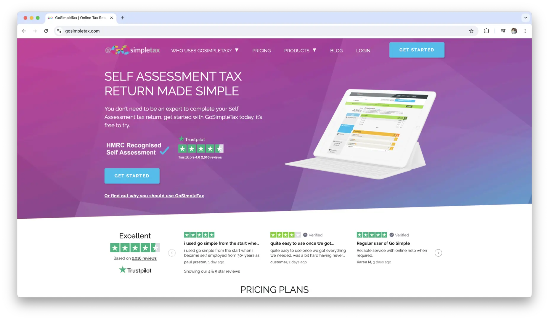 GoSimpleTax logo