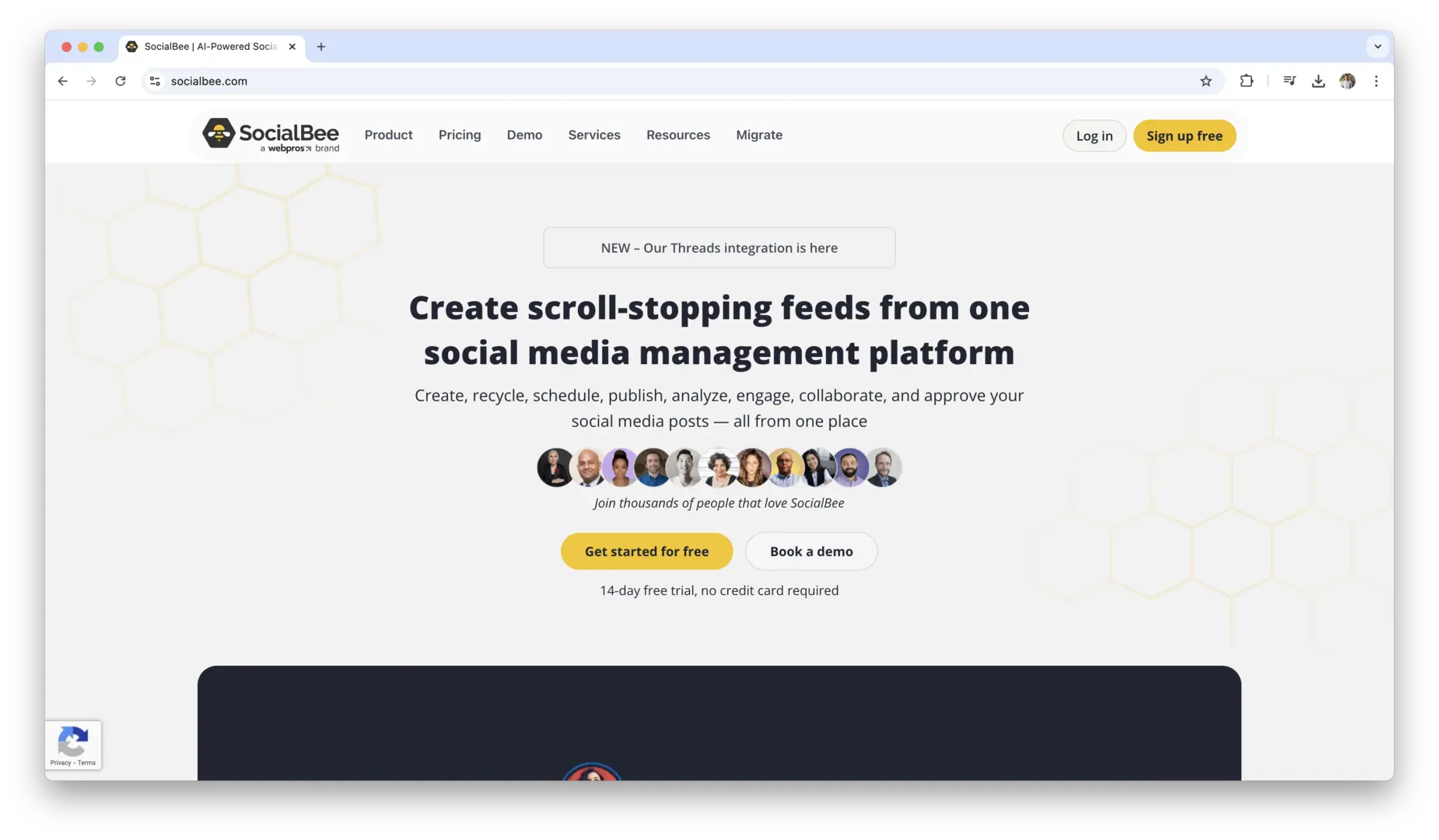 SocialBee logo