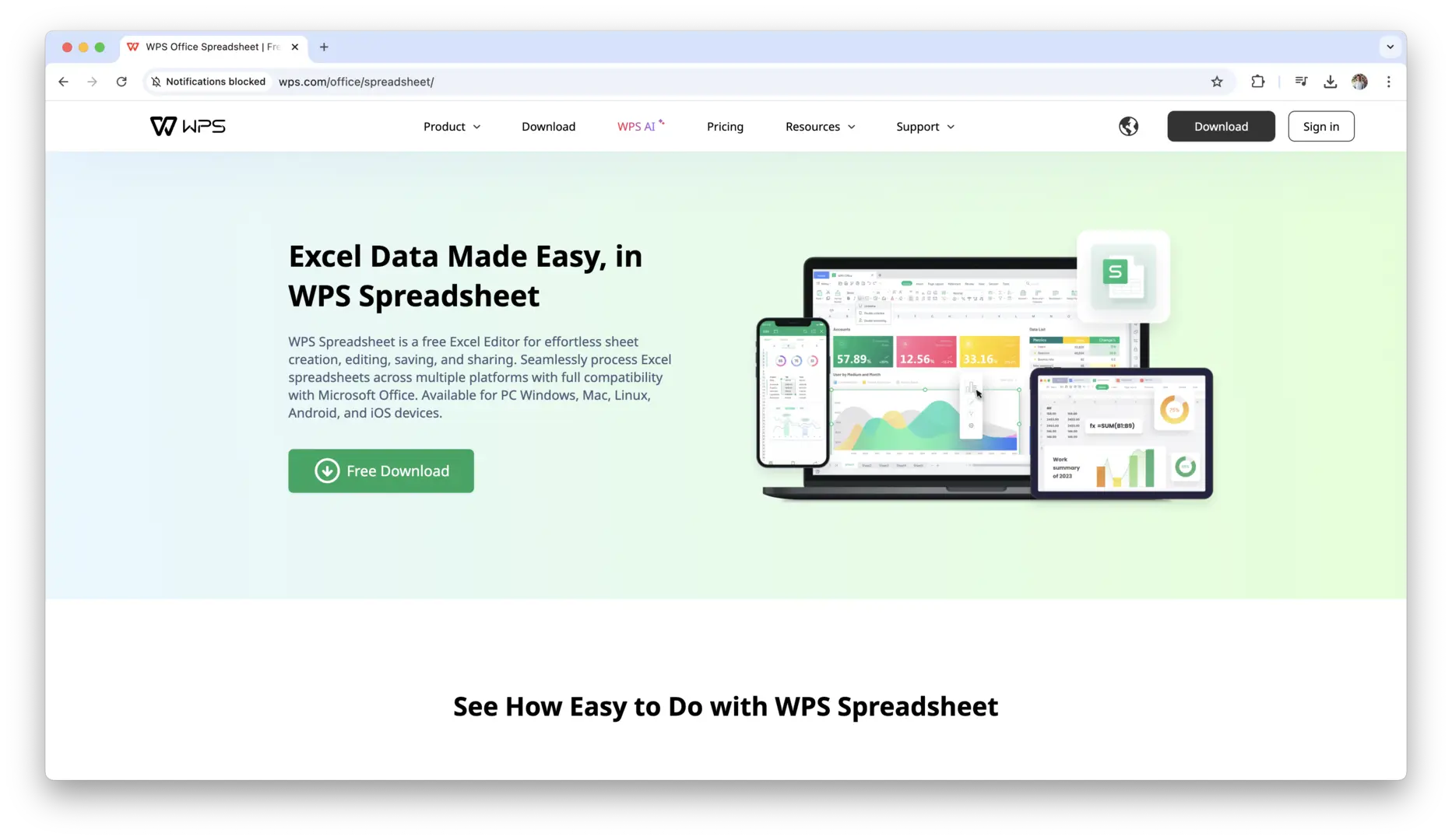 Spreadsheets logo