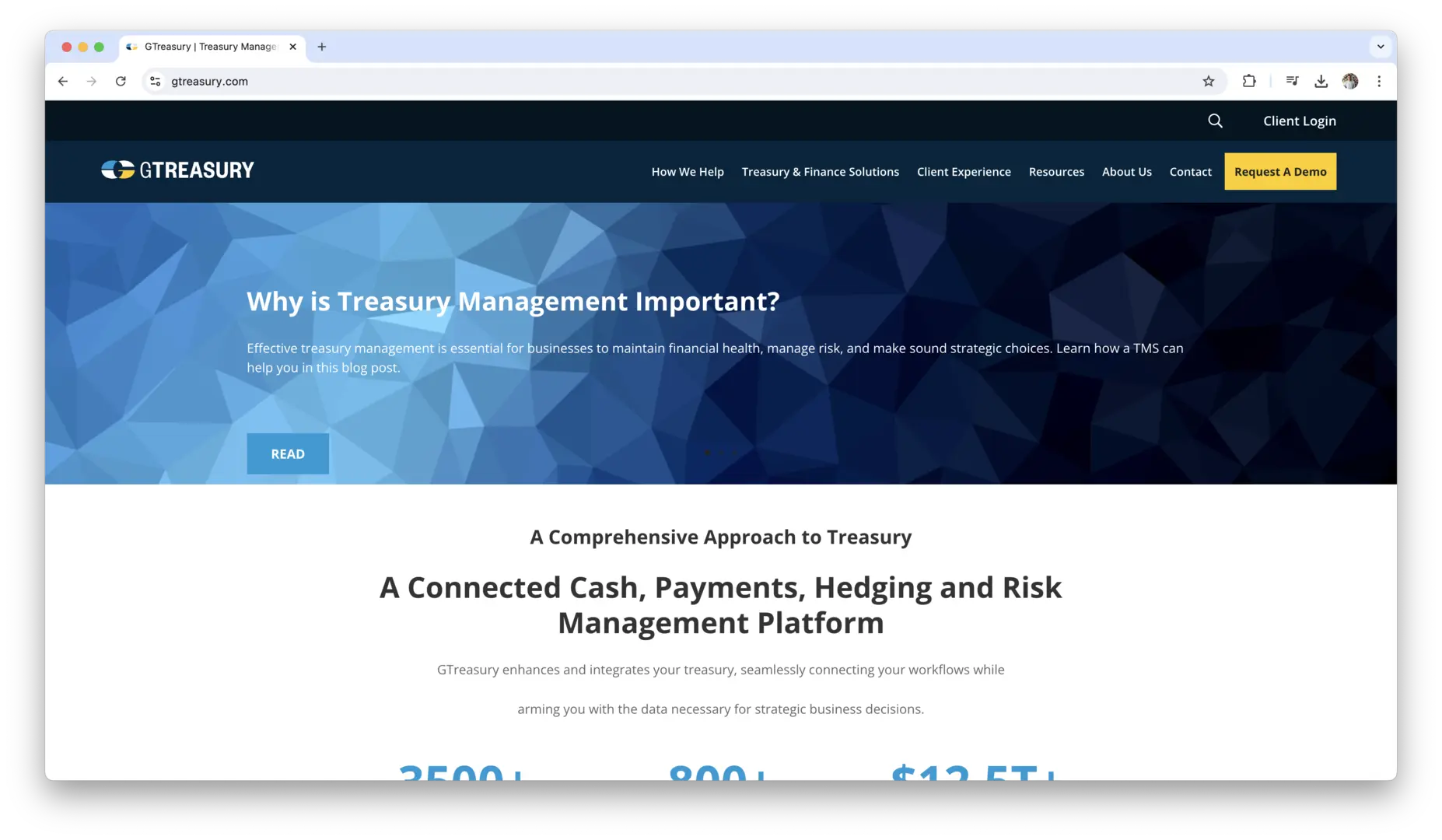 GTreasury logo