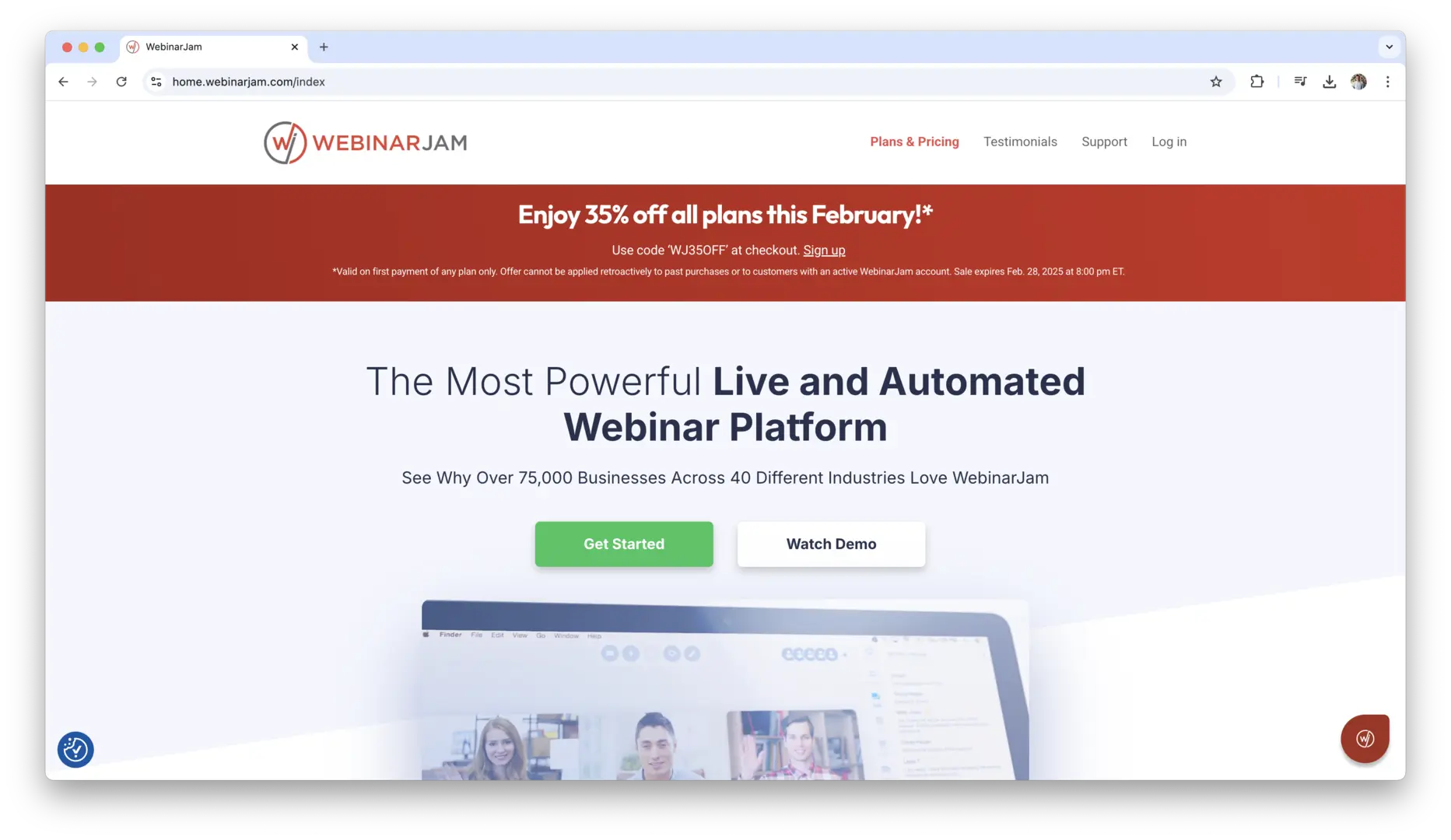 WebinarJam logo