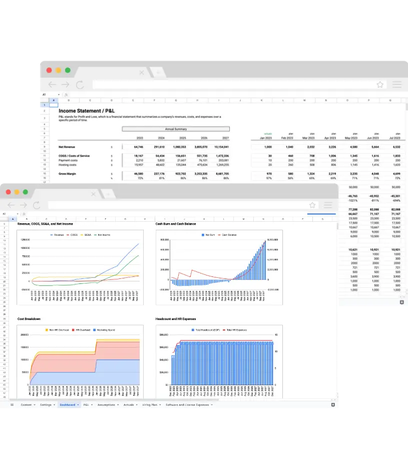 10XSheets - Expert Google Sheets and Excel Templates for Startups and Small Businesses