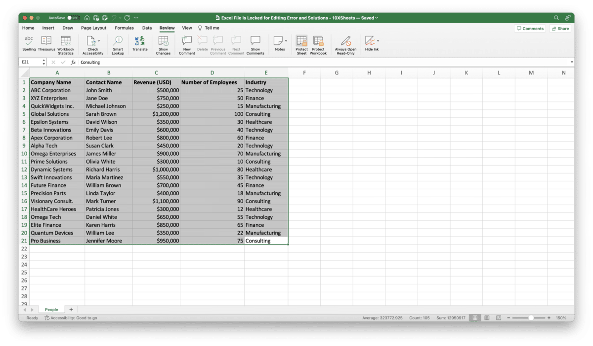 "Excel File Is Locked for Editing" Error and Solutions 10XSheets